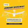 January Giveaway: Win an Evolve 48” White Ceiling Fan