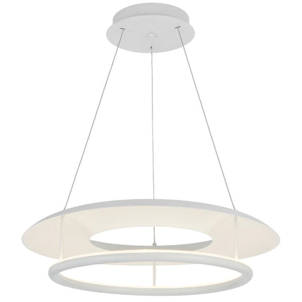 Ariva Round Pendant Range - White