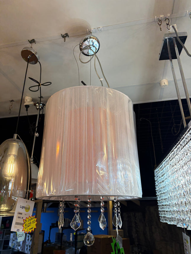 White/Orange Material Pendant