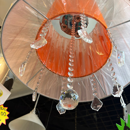 White/Orange Material Pendant