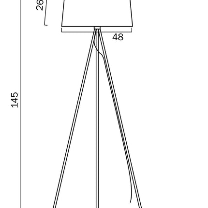 ANNA FLOOR LAMP - 2 ONLY