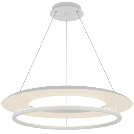 Ariva Round Pendant Range - White