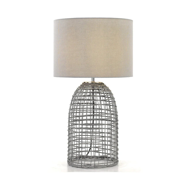 Bayz Grey Table Lamps - Ex Displays