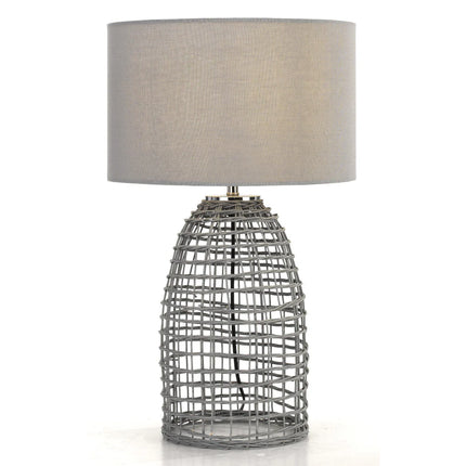 Bayz Grey Table Lamps - Ex Displays