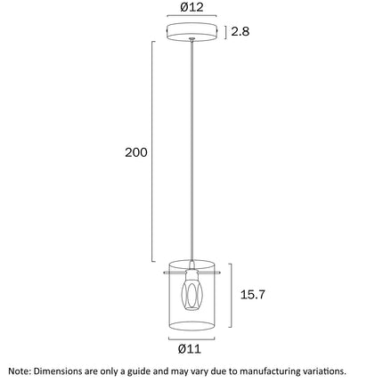 Crevil Pendant Range - Antique Gold