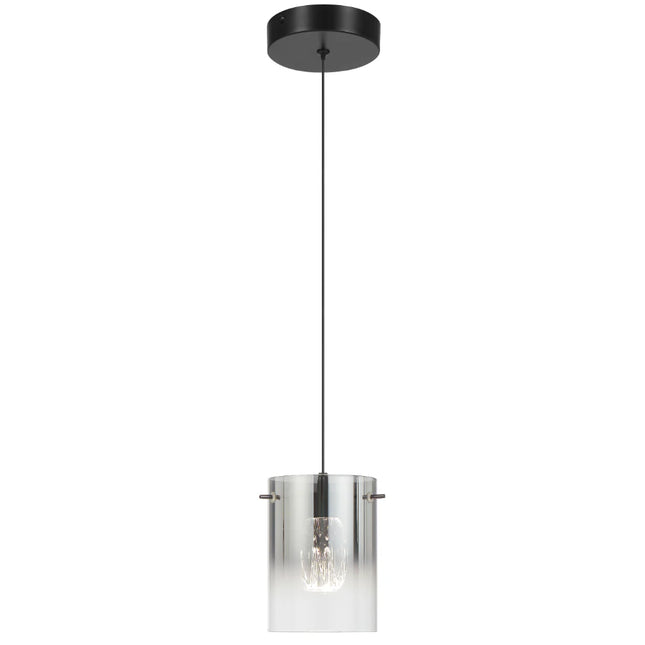 Crevil Pendant Range - Black & Smoke