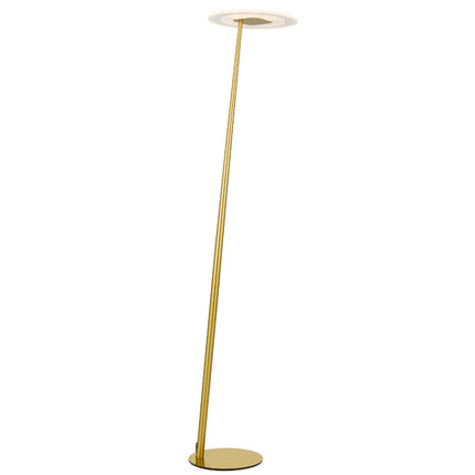 Faro Floor Lamp - Antique Gold