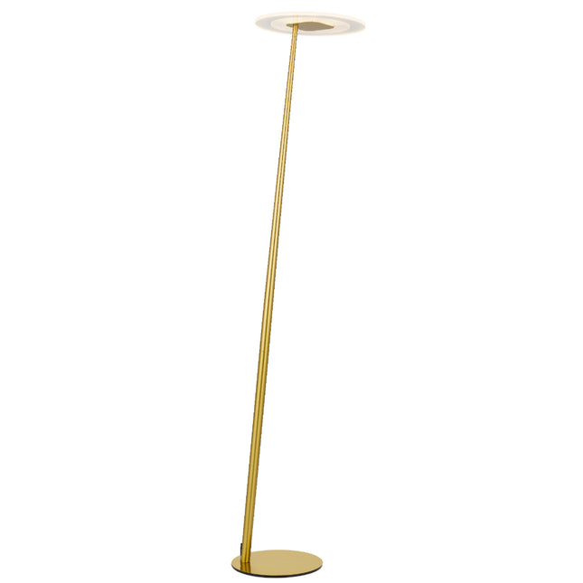Faro Floor Lamp - Antique Gold