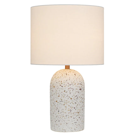 ** Fevik Table Lamps - White Terrazzo