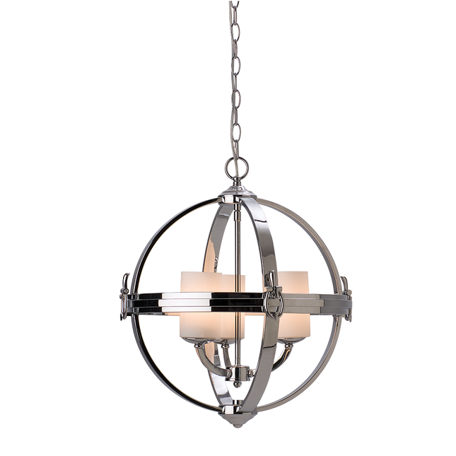 * Chrome Spherical Pendant