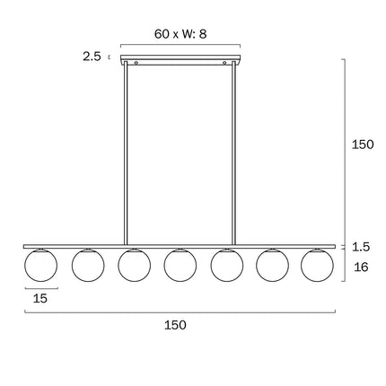 * Marsten Pendants - Rail