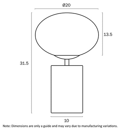 * Notal Touch Lamp