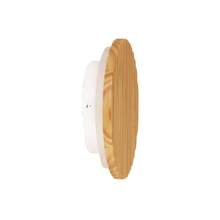 Dot Wall Light - Scalloped Wood