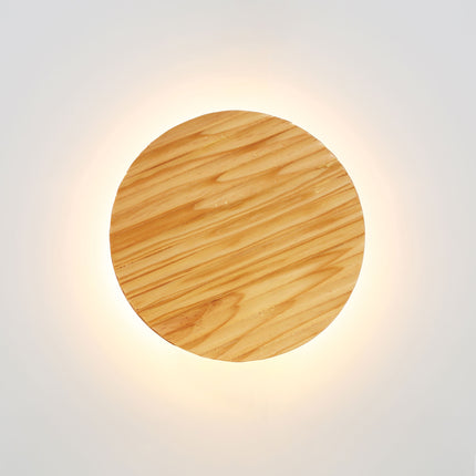 Dot Wall Light - Scalloped Wood