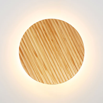 Dot Wall Light - Scalloped Wood