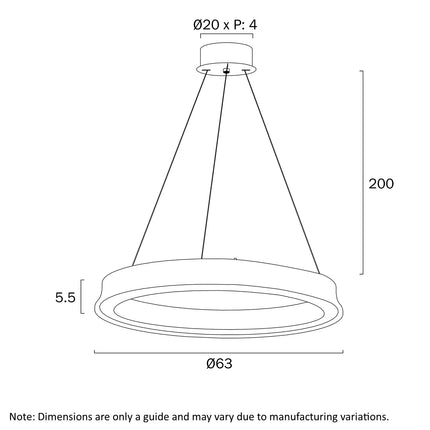 Serda Pendant Round Ranges