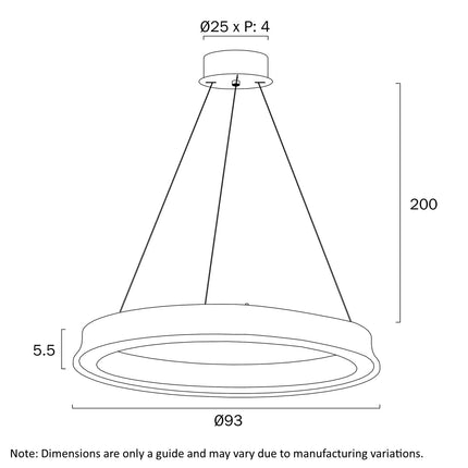 Serda Pendant Round Ranges