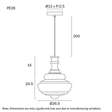Verdun Pendant Range