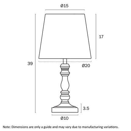 * Vida Table Lamp