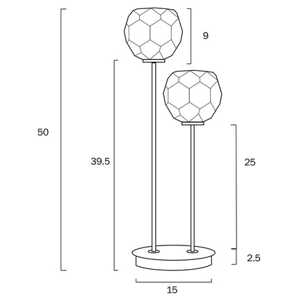 *** Zaha Table Lamp