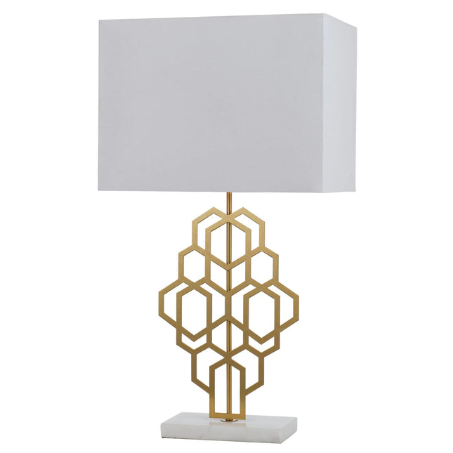 Akron Table Lamp - White