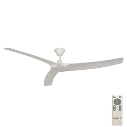 Aqua 52inch DC Fan - White - IP66