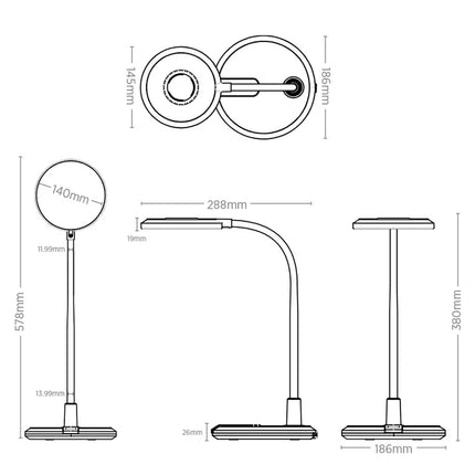 * Brad LED Desk Lamp