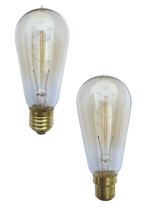 Carbon Filament Teardrop Bulb